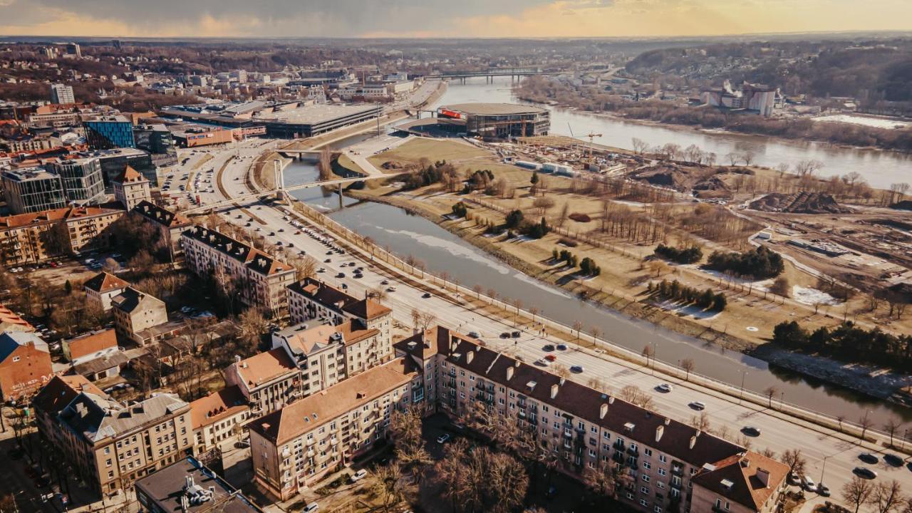 Cozy Apartment In Kaunas Center Kültér fotó